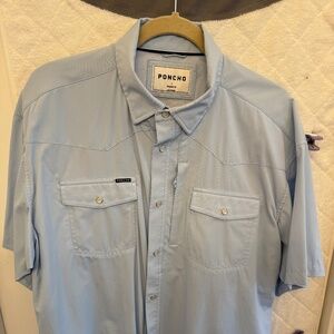 Poncho Pedernales Western Shirt - size L